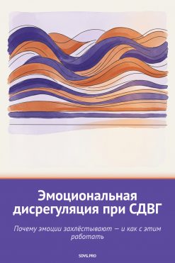 Обложка книги «Эмоциональная дисрегуляция при СДВГ»