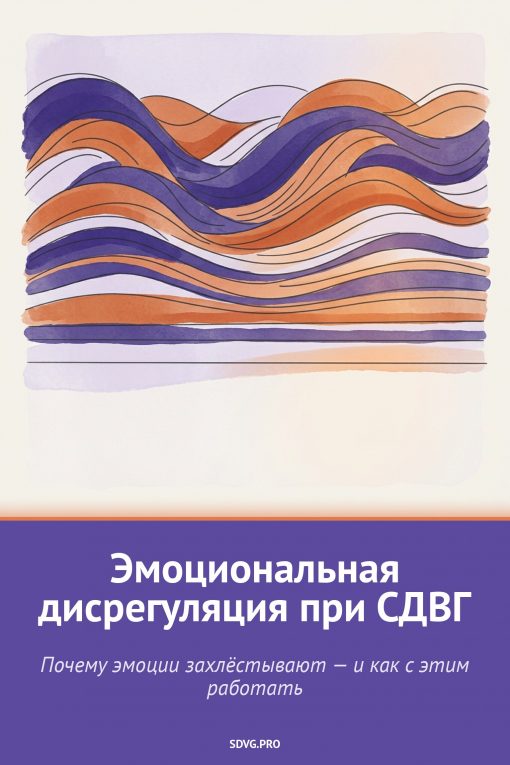 Обложка книги «Эмоциональная дисрегуляция при СДВГ»