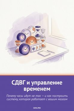 Обложка книги «СДВГ и управление временем»