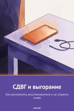Обложка книги «СДВГ и выгорание»