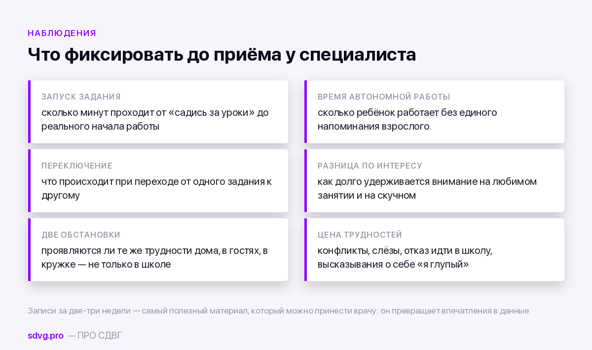 На что смотреть в первом классе