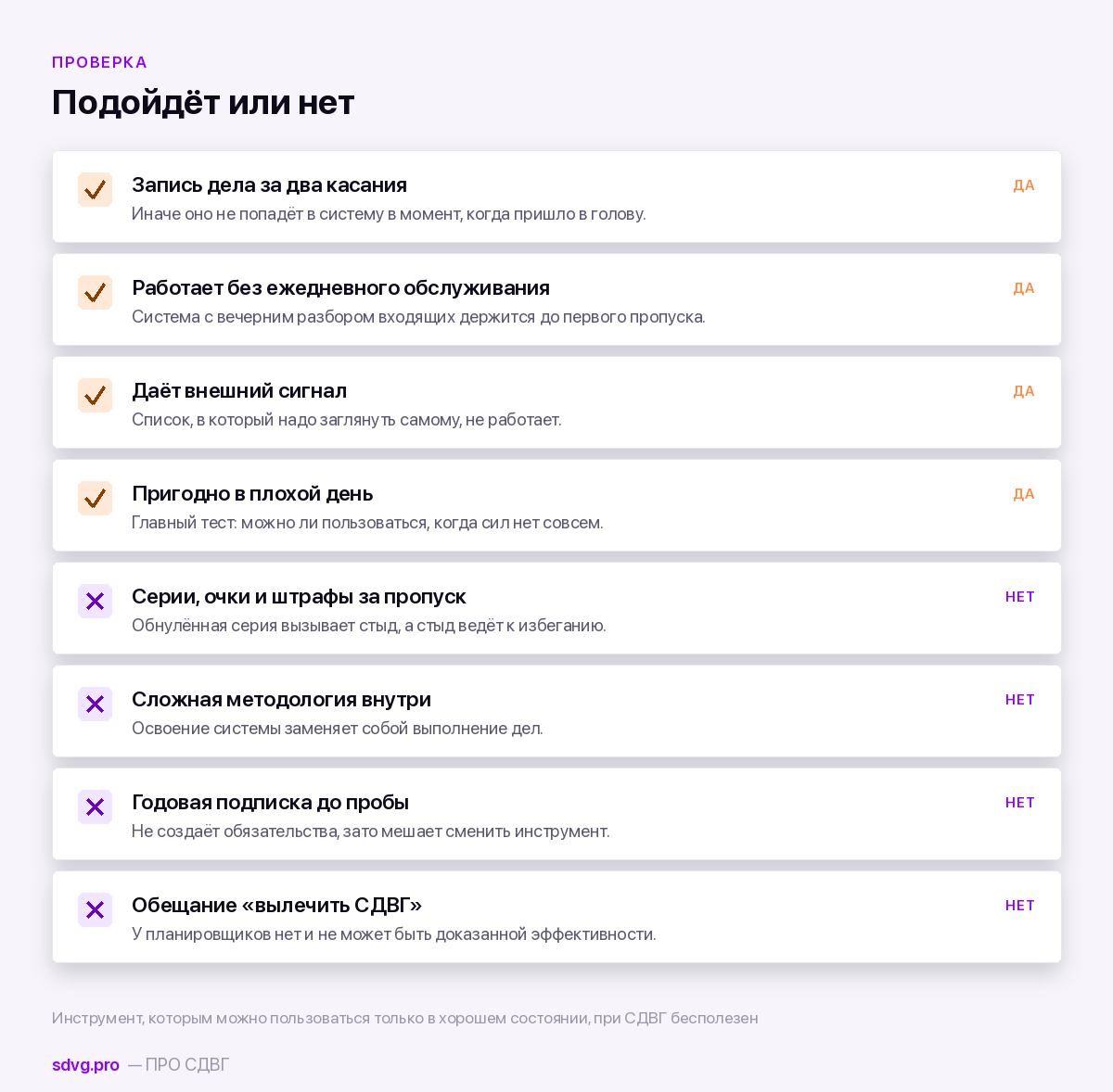 Приложения для СДВГ: обзор и честные оценки 4 Критерии выбора приложения при СДВГ