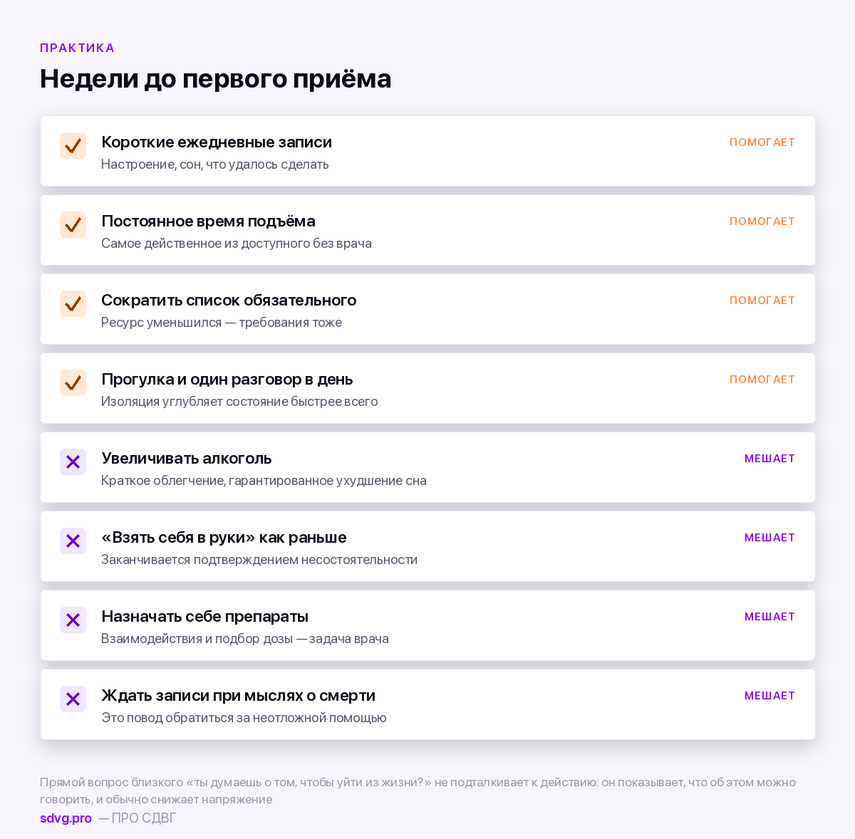 Что делать в ожидании приёма