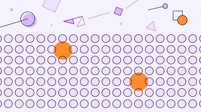 Сетка одинаковых фигур с выделенными единицами