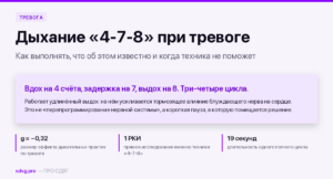 Дыхание 4-7-8 при тревоге: протокол, доказательства и ограничения 155 Дыхание 4-7-8 при тревоге: протокол, доказательства и ограничения