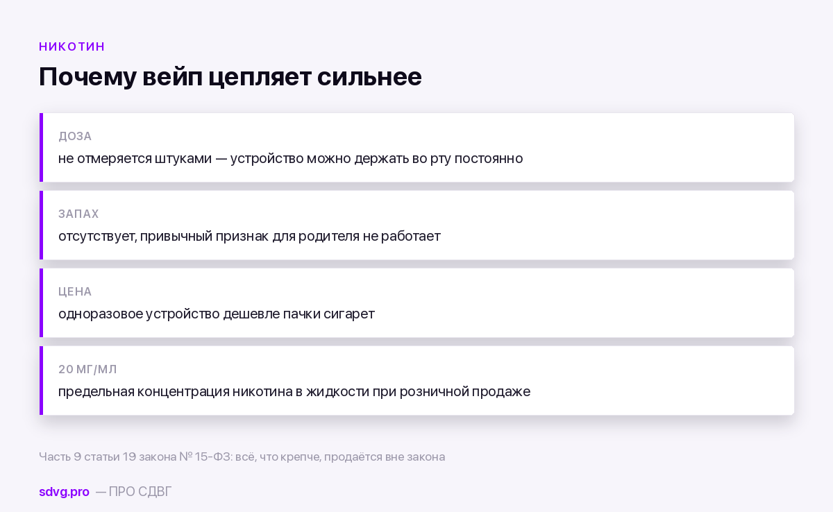 Что меняет вейп по сравнению с сигаретами