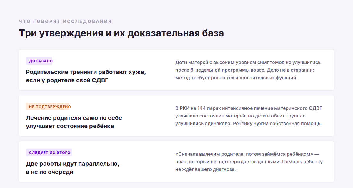 «Я узнал о своём СДВГ, когда диагноз поставили ребёнку»