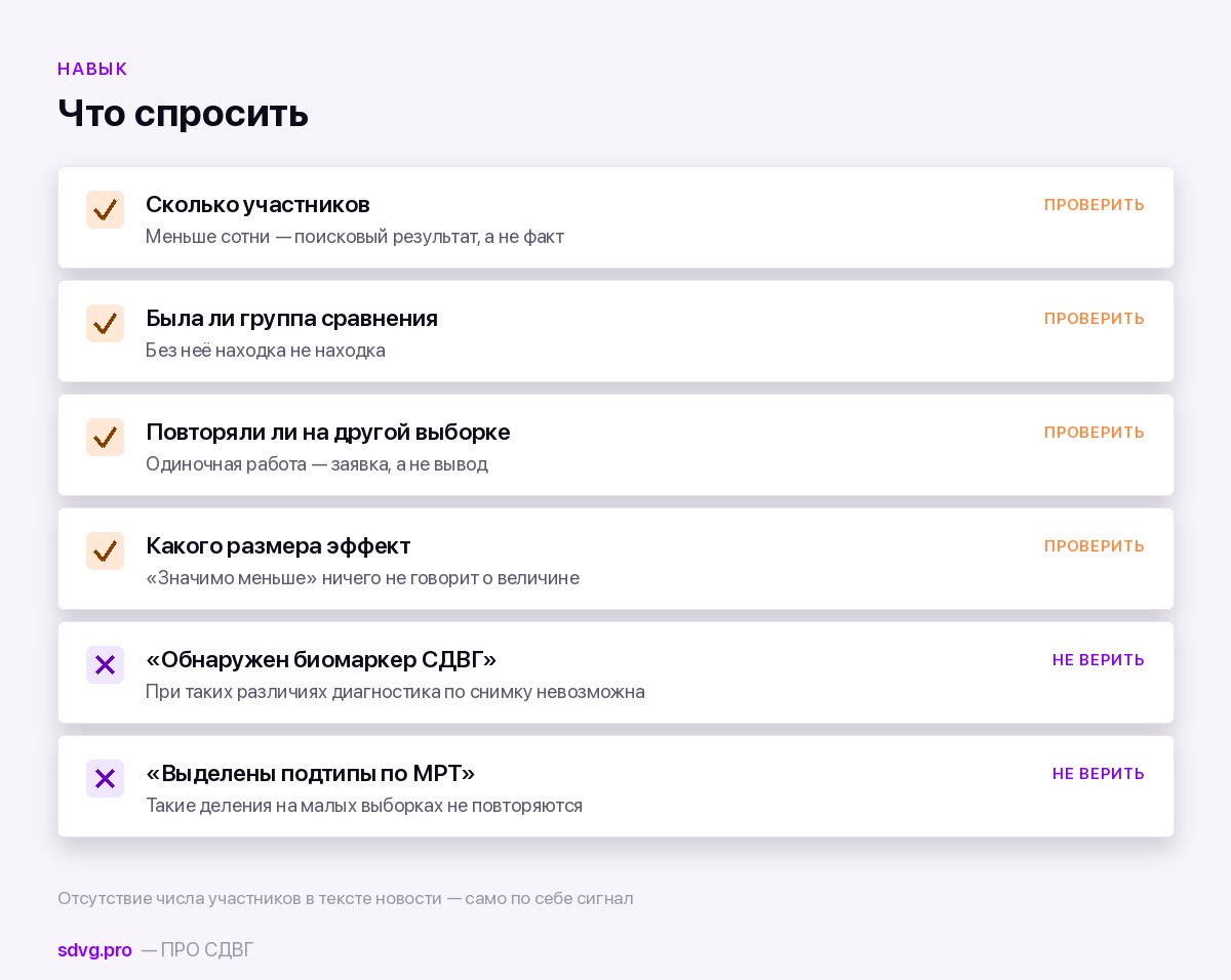 Пять вопросов к новости про исследование мозга